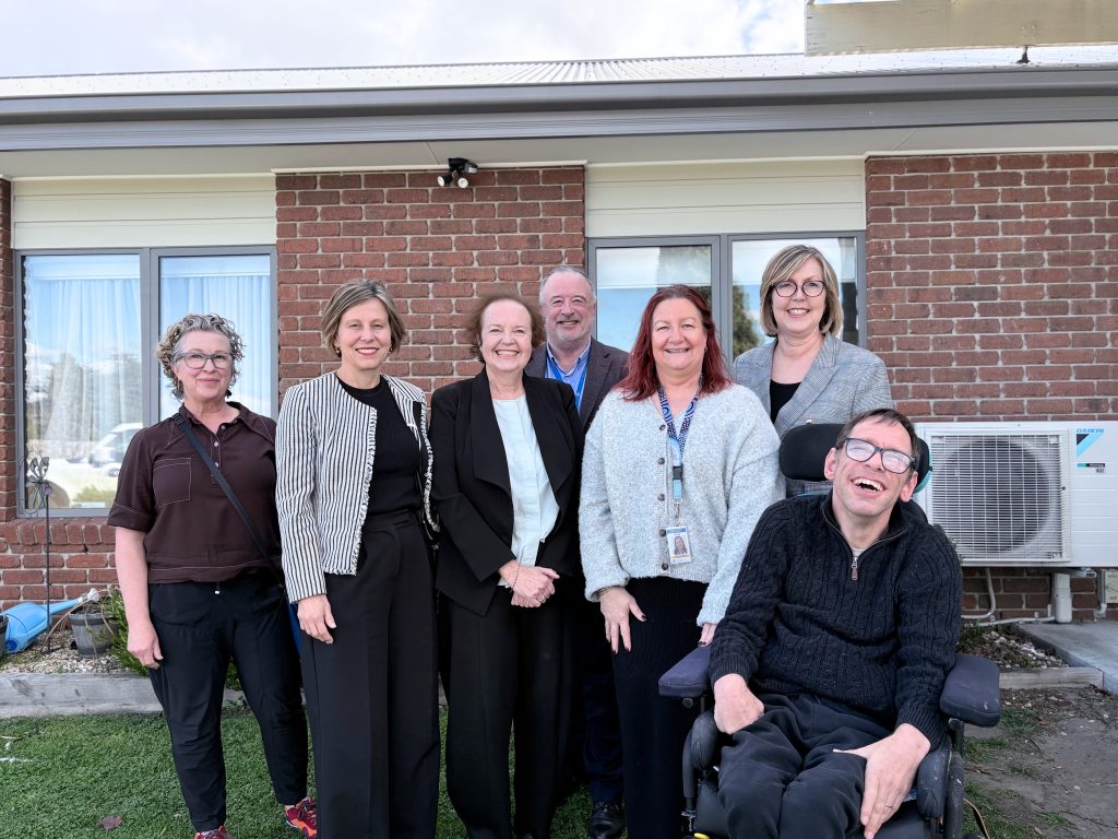 NDIS Minister Jenny McAllister, Senator  Carol Brown and NDS State Manager Cathy Limb visits Tasmanian Disability Support Provider, Nexus Inc's Supported Living properties in Hobart’s northern suburbs.   